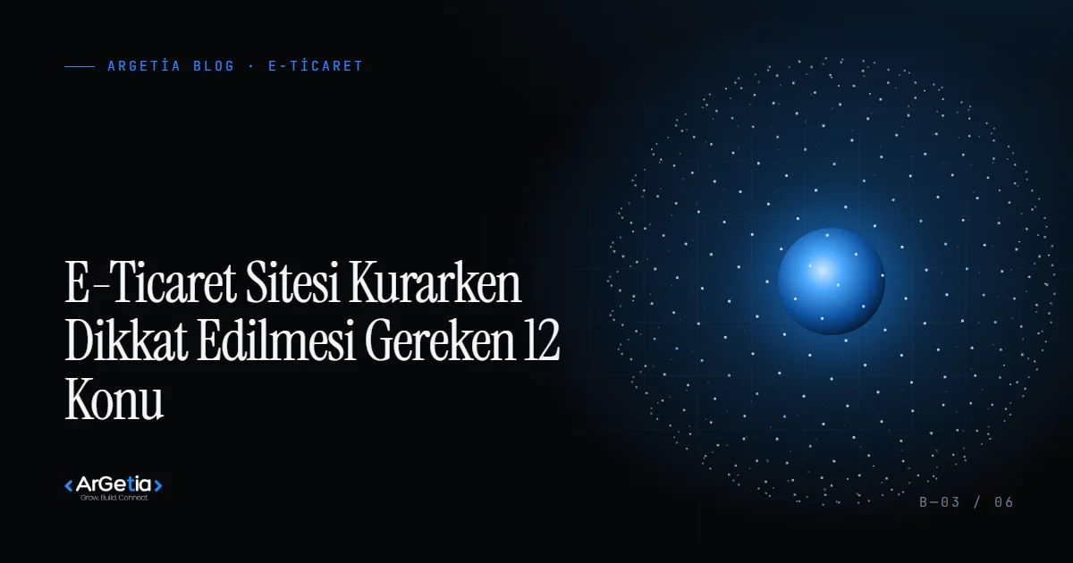 E-ticaret sitesi kurulum rehberi kapak görseli